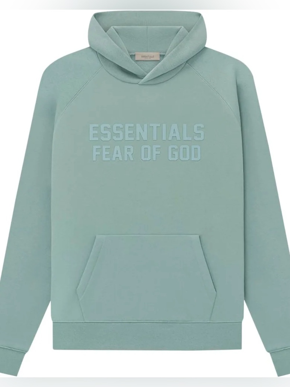 Essentials Fear of God Hoodie in Sage Green